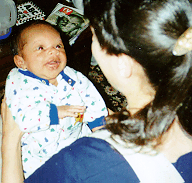 Smiling at Mommy