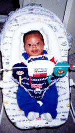 Playing in Bouncy Seat