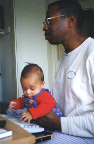 Playing on the Computer with Daddy