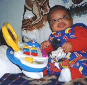 Playing with the LapTop on the La-Z-Boy